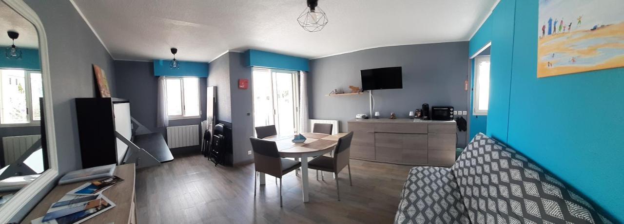 Le Petit Bleu De Didonne 28M2 150 M De La Plage Avec Balcon 圣乔治德蒂 外观 照片